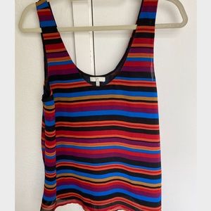 Joie striped silk top